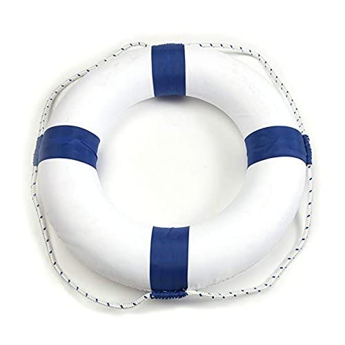 Life Ring Pool Safety Ring,Swim Foam Ring Buoy Swimming Pool Safety Life Preserver With Perimeterrope，Pooldecor52Cm/20.5Inch Diameter 02 #TOP1