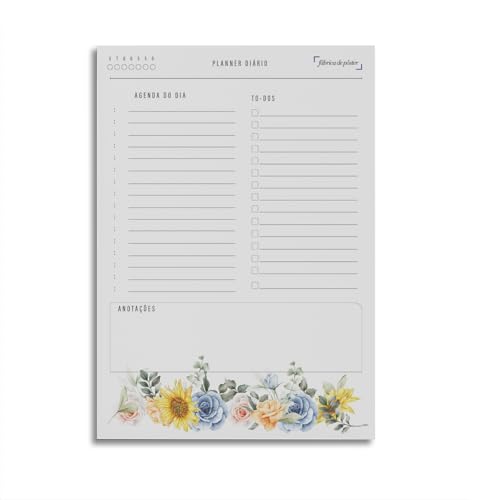 Bloco planner diário