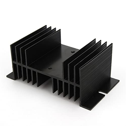 Base dissipateur thermique SSR en aluminium W-70 pour petit type radiateur de relais 10A-100A