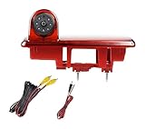 Marcha Atrás Cámara Visión Trasera para Trafic para Combo para Vivaro Y para Primastar (a Partir 2014) Tercera Luz Freno Cámara Visión Nocturna por Infrarrojos