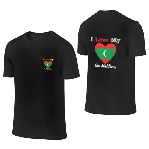 T-Shirt Maldives Col Rond pour Homme et Femme Adepte de Randonnée