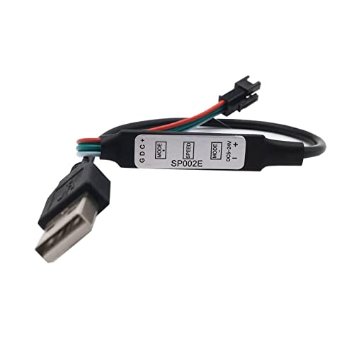 Controlador Mini USB 3Key para LED WS2811 WS2812B SK6812RGB miniatura 2