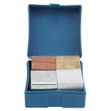 OVNSHVN 4-Teiliges Würfelset Zur Dichtemessung, Gleiches Volumen, Unterschiedliche Massenmaterialien, Lehrmittel für Physikexperimente
