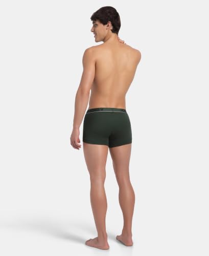 Image of Jockey 8015 Men Super Combed Cotton Solid Trunk (Pack of 2)