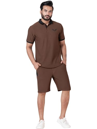 70% OFF S S Fashion Men’s Summer Co‑ord Set – Polo T‑Shirt & Shorts Combo