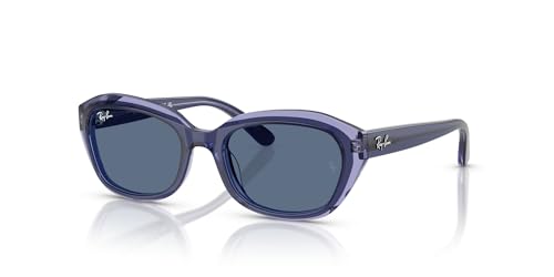 Ray-Ban RJ9081S Sunglasses, Top Violet On Transparent Violet/Dark Blue, 48 mm by Ray-Ban - Image 2