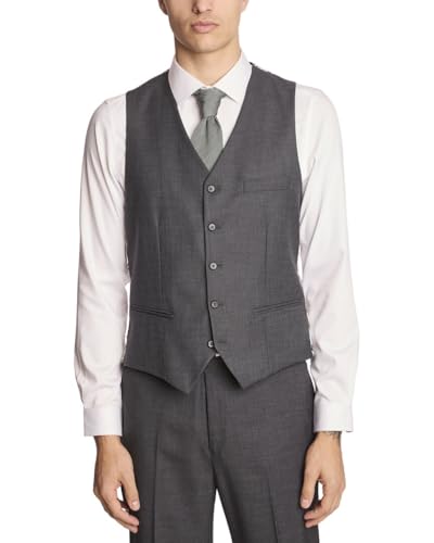Paisley & Gray Mens Eaton Slim 5-Button Vest, Xl
