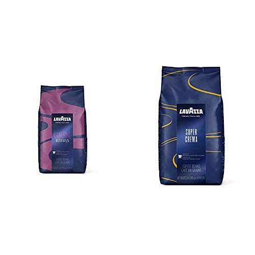 Lavazza Gran Riserva y Super Crema Café en Grano 2.2 lb