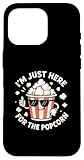 Installation facile Je suis Juste là pour Le Popcorn Movie Theater Popcorn Coque pour iPhone 16 Pro