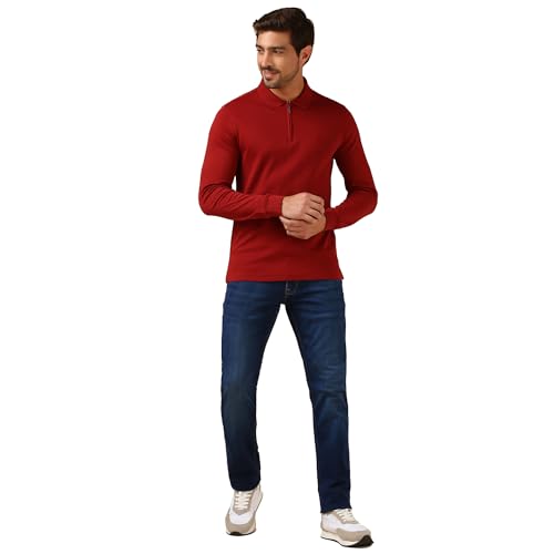 Image of Van Heusen Men's Cotton Regular Fit T-Shirt