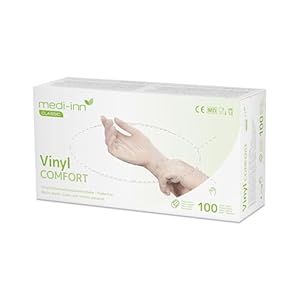 Medi-Inn Vinyl Comfort Einweghandschuhe 100er-Pack