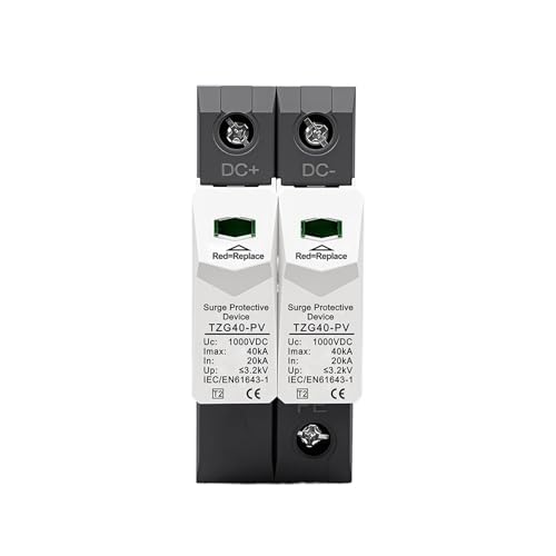 Protección contra rayos para instalaciones solares residenciales con protector DC 1000V