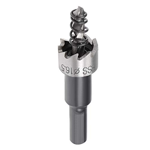 uxcell 16.5mm HSS Drill Bit Hole Saw Cutter for Metal Alloy Wood
