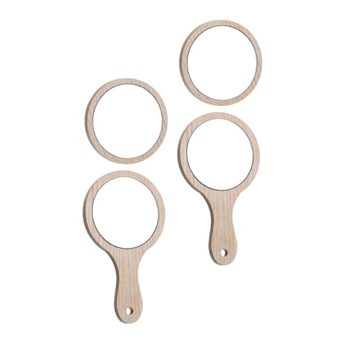 Set de 4 espejos de maquillaje LIFKOME con LED y soporte