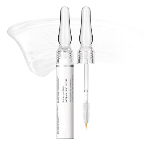 Biotin-peptide Complex Lash Serum - Eyelash Growth Serum - Brow Enhancer for Thickness - Gently Nourishes, Natural Curling, with Multiple Nutrition 2.3ml