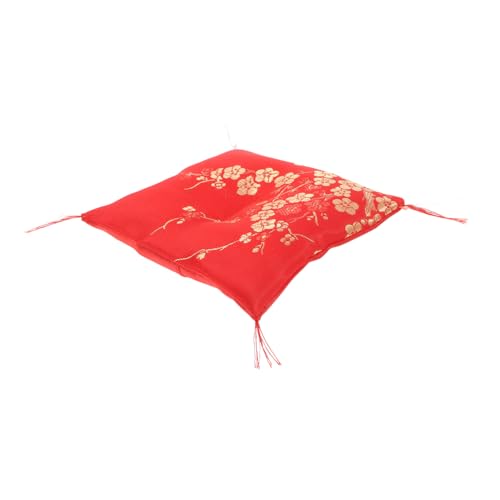 PRETYZOOM Floral Pattern Square Doll Base Bottom Mat Home Decor Cat Ornament Soft Pad