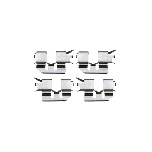 Image of Detroit Axle - Rear Brake Pads for 05-10 Honda Odyssey, Ceramic Brake Pads w /Hardware 2005 2006 2007 2008 2009 2010 Replacement