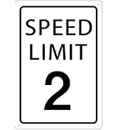 Amazon.com: Speed Limit 30 Mph Sign Metal Sign Slow Warning