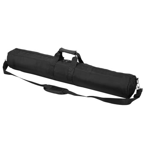 PATIKIL Funda de transporte para trípode, 31.5 x 5.1 pulgadas, bolsa de trípode acolchada de nailon resistente con correas de hombro ajustables y asas para soportes de luz, paraguas, trípodes,