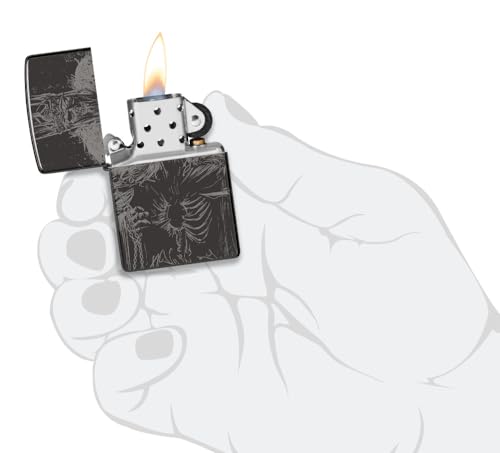 Encendedor de Bolsillo Zippo Skull King Black miniatura 6