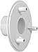 AquaStar 415T101 4 in. Sumpless Bulkhead Fitting with 1.5 in. MPT44; White