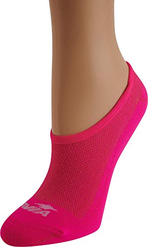 Avia Women's 6 Pack Performance Stretch Sport Liner No Show Socks - Athletic Socks for Women (4-9), Size 4-9, Pink2