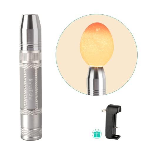 NestEcho Egg Candler Light Tester Egg Candler Tester Candling Lamp for All Egg Typy