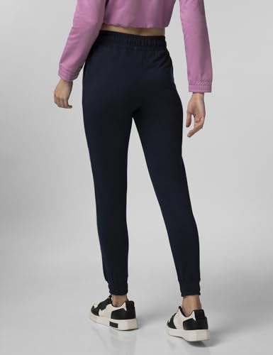 Image of FYLTR Women's Winter Assymetric Colourblock Joggers with Elasticated Waistband & Contrast Drawcord | Trackpants for Women | Winter Joggers for Women