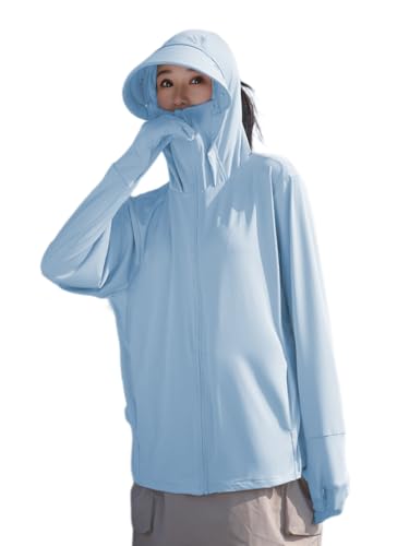 [QUNCHAORI] bVK[h fB[X UVJbg UPF50+ p[J[ Ăh~pO[ut O΍ ʋC t[ht ڐG⊴ ⊴f 傫TCY Ăh~ Ă΍EFA  (Free, u[)