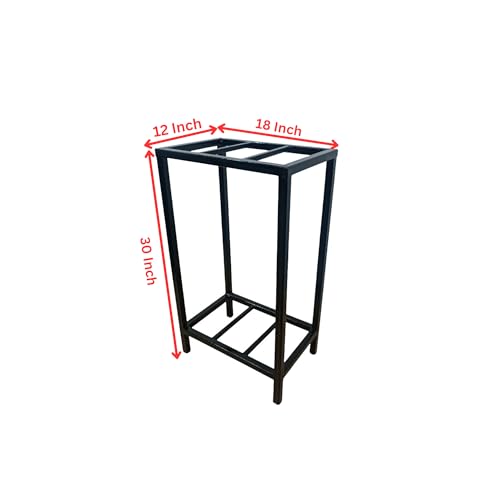 Image of Metal Stand for Fish Tank aquarium stand , Black 12x18 inch