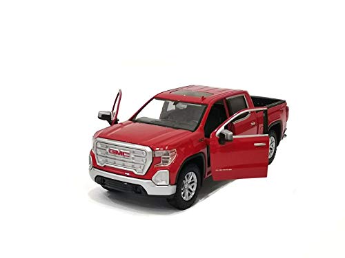 Camioneta GMC Sierra 1500 SLT 2019 a escala 1:24 roja miniatura 4