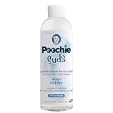 Poochie Suds Pet Laundry Detergent, Enzyme Cleaner and Odor Remover, Hypoallergenic and Fragrance-Free Pet Safe Detergent for Dog and Cat Bedding, Blankets, Toys and Gear, Made in USA, 16 fl oz