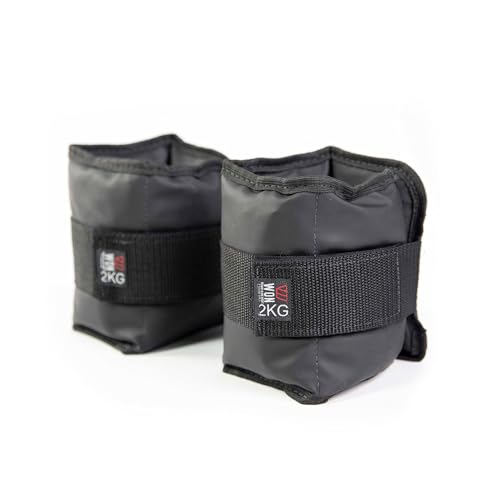 Par Caneleira de Peso 2 Kg Tornozeleira de Peso, Glúteos, Treino em Casa, Treino para Pernas, Academia, Fitness, CrossFit, Musculação, Funcional