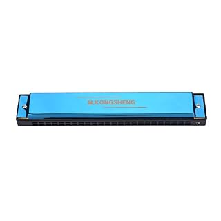 Kcivsou 24 Trous 12 Tons C Key Harmonica, 24 Trous 12 Tons C Key Harmonica Bouche Orgue Instrument de Musique Cadeau de… - Les Beatles, Paul McCartney, John Lennon, RIngo Starr, George Harrison Kcivsou 24 Trous 12 Tons C Key Harmonica, 24 Trous 12 Tons C Key Harmonica Bouche Orgue Instrument de Musique Cadeau de… – Image 2