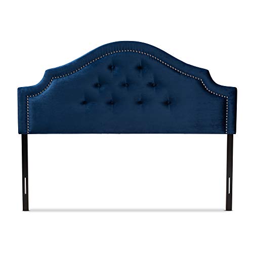 Baxton Studio Headboards, King, Navy Blue