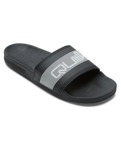 Quiksilver mens Rivi Wordmark Slide Sandal