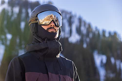 Giro Contour Ski Goggles - Snowboard Goggles For Men & Women - Harbor Blue Filmore Sun Strap With Vivid Royal/Vivid Infrared Lenses #TOP4