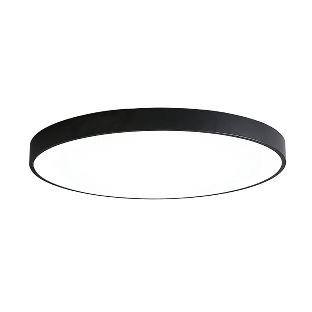 KXEcoLife Modern Minimalist Flush Mount Ceiling Light,White Light Super Bright Daylight Lamp,Slim 1.9in Round Fixture for Living Room Dining Bedroom Corridor Hallway Entryway