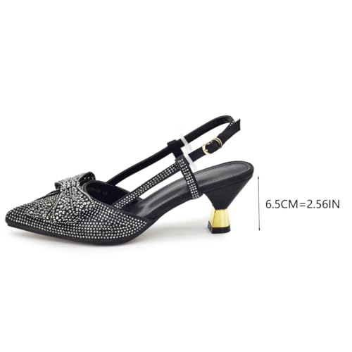 Ensemble chaussures et sacs de fête raffinés avec escarpins pointus