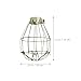 ULTECHNOVO Metal Bulb Guard Lamp Cage, Adjustable Industrial Clamp for Base, Pendant, Farmhouse Light Fixture, Vintage Shades, 2 Pack