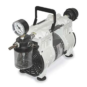 Gardner Denver 2581B-50 Standard Duty Dry Vacuum Piston Pumps, 99 L/min, 115 VAC