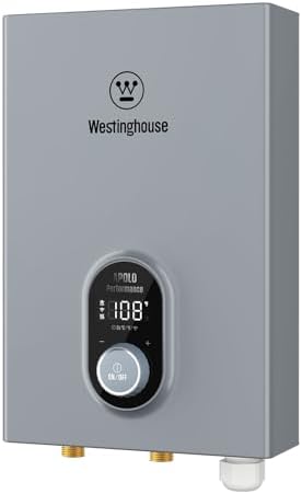Best 10 GPM Electric Tankless Water Heater for Instant Hot Water Solutions 4 Westinghouse 11kW 240V Tankless Water Heater Electric, Up to 2.56 GPM Instant Hot Water Heater, 1-2 Point of Use Hot Water, Wi-Fi Enabled, APOLO-11k