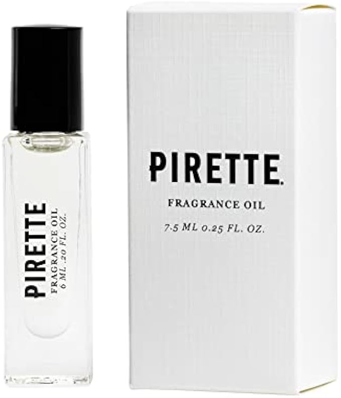 PIRETTE Mini Fragrance Oil, Women’s Beach Inspired Perfume Oil, Notes of Fresh Coconut, Surf Wax & Sunscreen, 0.25 Fl Oz