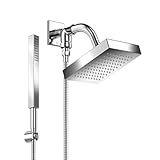 Docol Ducha Quadrada de Parede Cromada Heaven Q150 Com Chuveirinho