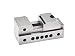 Produktbild WABECO Mini Niederzug Schraubstock 25 mm Kontroll Schraubstock
