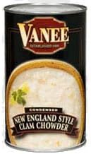 Vanee Condensed New England Style Clam Chowder - 51 oz. can, 12 per case
