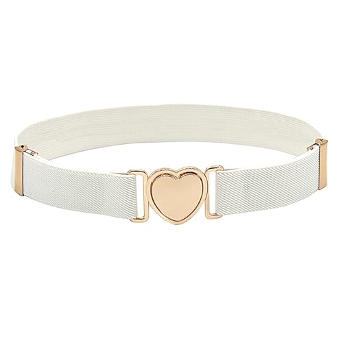 Toddler Elastic Waist Belt Girls Shaping Girdle Belt Heart Buckle Adjustable Belt Little Girl Waistband Accessories Elas 6