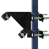 Kingson Flag Pole Mount Bracket Fit for Balcony Railing, 45 Degree Flag Pole Holder Clamp No Drillin