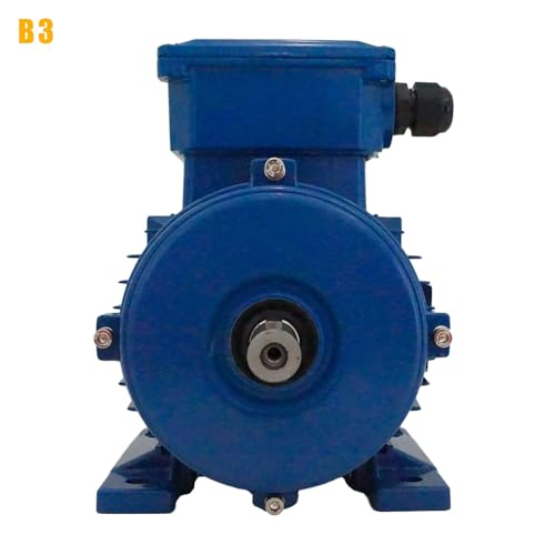 Moteur triphasé 230/400 V pour remplacer motorisation d'atelier 2 Cv B3 - 6