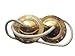 BHAVICREATION Manjeera Manjira Cymbals Hand Cymbal Metal Clapper Shree Radhe Manjeera for Puja (2 Quantity), Bhavi-1